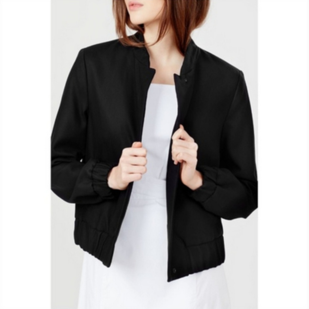 Cuyana Wool Bomber Jacket Size Small